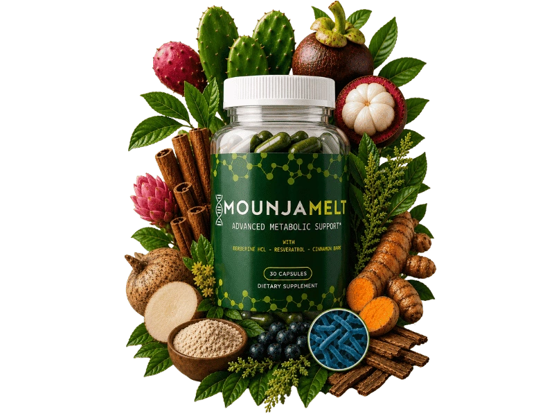 MounjaMelt 1 Bottle — Advanced Metabolic Support Supplement with Berberine HCl, Cinnamon Bark and Gymnema Sylvestre