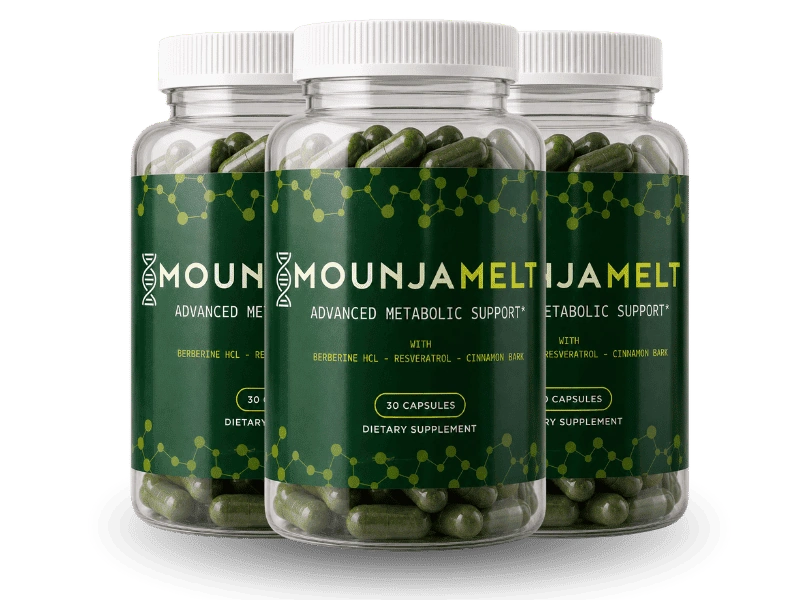 MounjaMelt 3 Bottle Most Popular Pack — 90 Day Natural Metabolic Support and Blood Sugar Balance Protocol